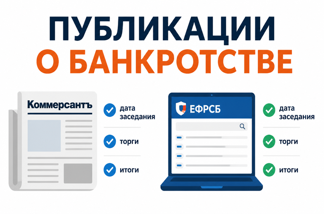 Публикации в деле о банкротстве физлица